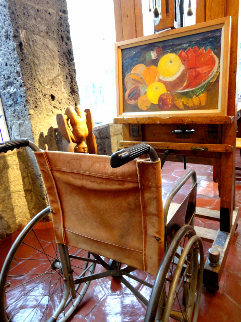 Wheelchair in Frida Kahlo's Blue House in Coyoacan