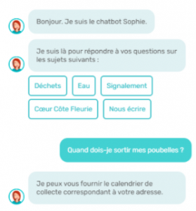 le chatbot de la Communauté de Communes Coeur Côte Fleurie